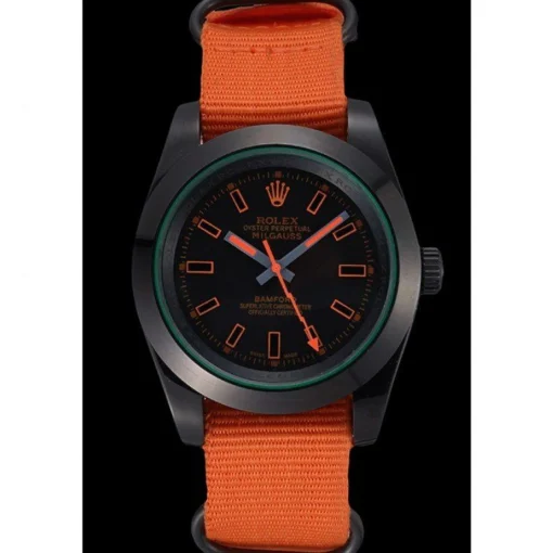 Rolex Milgauss Bamford Orange Nylon Strap 622003