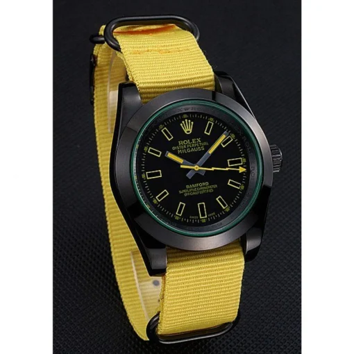Rolex Milgauss Bamford Yellow Nylon Strap 621999