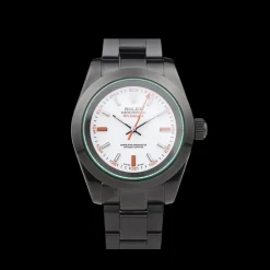 Rolex Milgauss Pro-Hunter Tinted Green Saphire White Dial PR116610