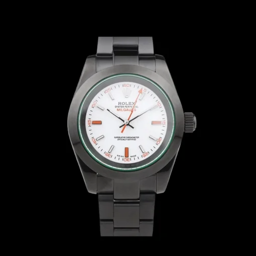 Rolex Milgauss Pro-Hunter Tinted Green Saphire White Dial PR116610