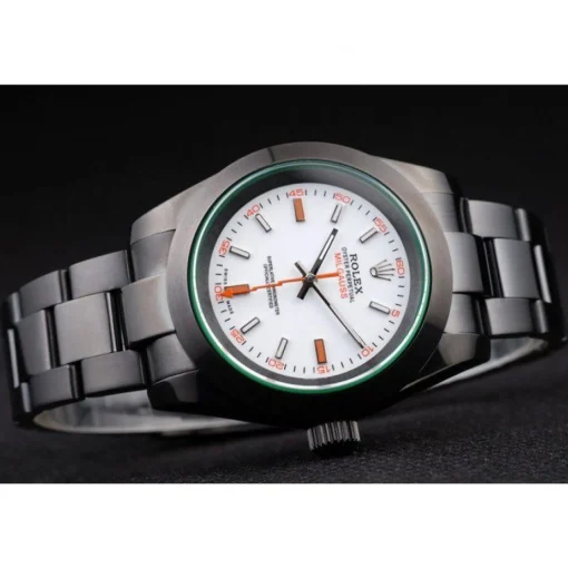Rolex Milgauss Pro-Hunter Tinted Green Saphire White Dial PR116610