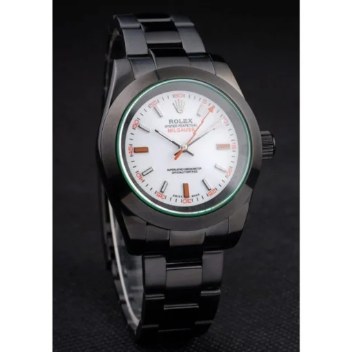 Rolex Milgauss Pro-Hunter Tinted Green Saphire White Dial PR116610