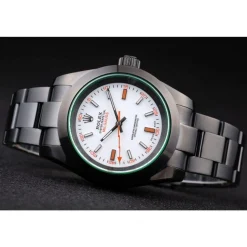 Rolex Milgauss Pro-Hunter Tinted Green Saphire White Dial PR116610