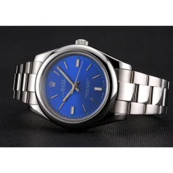 Rolex Oyster Perpetual Blue Dial Stainless Steel Case And Bracelet