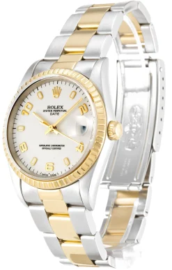 Rolex Oyster Perpetual Date 34mm White 15223