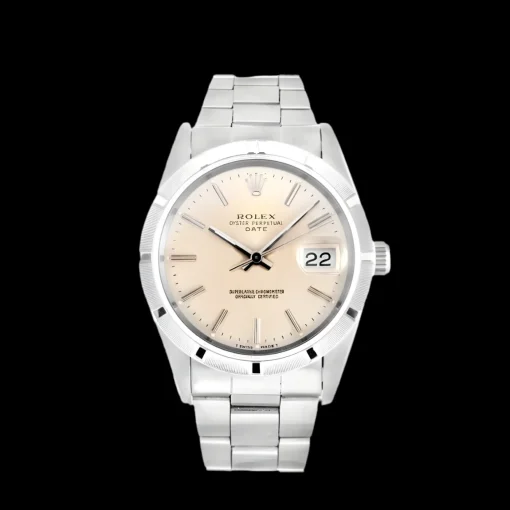 Rolex Oyster Perpetual Date 34mm Silver 15210