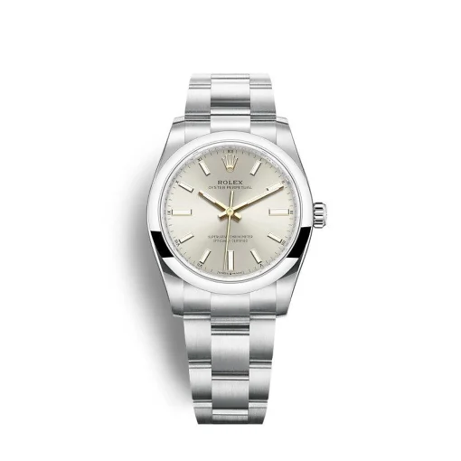 Rolex Oyster Perpetual 34mm Silver