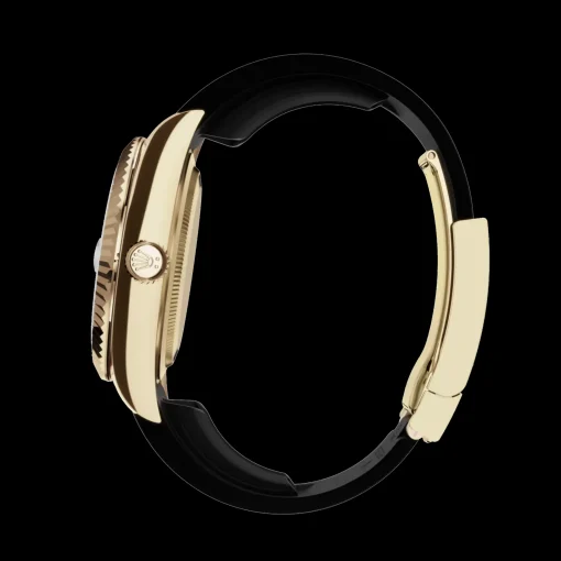 Rolex Sky-Dweller: 42 mm, Yellow gold with a bright black dial and an Oysterflex bracelet, m336238-0002