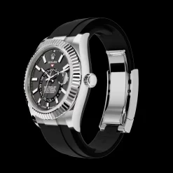 Rolex Sky-Dweller: Oyster, 42 mm, White gold, Bright black dial, m336239-0002