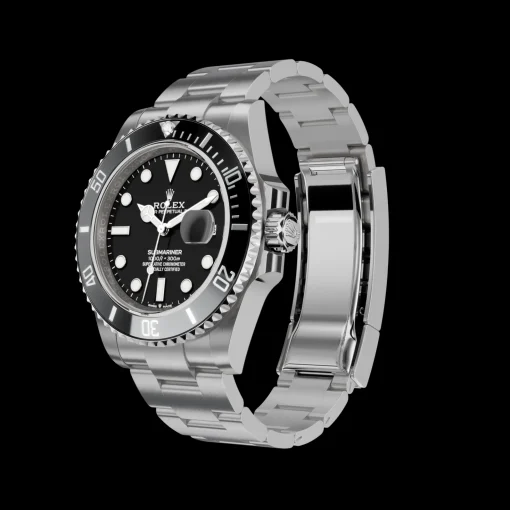 Rolex Submariner Date: Black Oyster, 41mm, Oystersteel, 117000SEK
