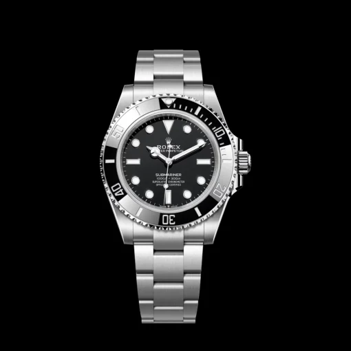 Rolex Submariner Date: Black Oyster, 41mm, Oystersteel, 117000SEK