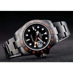 Rolex Swiss Explorer Black Ceramic Bezel Black Dial Watch 98240