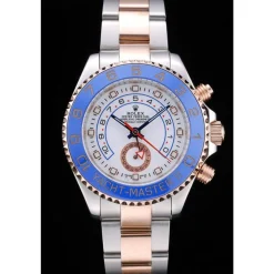 Rolex Yacht-Master Blue Ceramic Bezel White Dial Watch