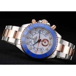Rolex Yacht-Master Blue Ceramic Bezel White Dial Watch