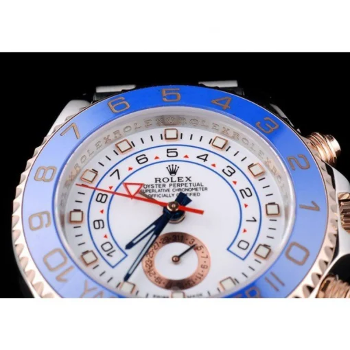 Rolex Yacht-Master Blue Ceramic Bezel White Dial Watch