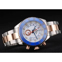 Rolex Yacht-Master Blue Ceramic Bezel White Dial Watch
