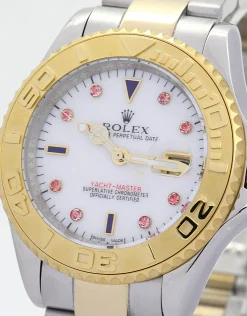 Rolex Yacht-Master Red Diamond and White dial 16623