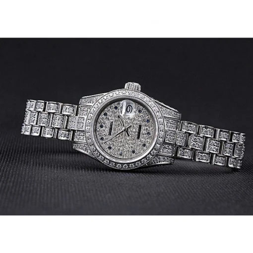 Swiss Rolex DateJust Diamond Dial Stainless Steel 622022