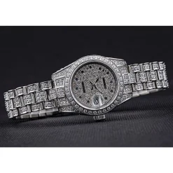 Swiss Rolex DateJust Diamond Dial Stainless Steel 622022
