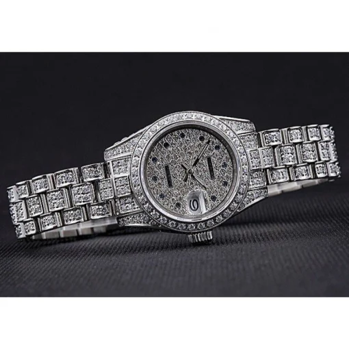 Swiss Rolex DateJust Diamond Dial Stainless Steel 622022