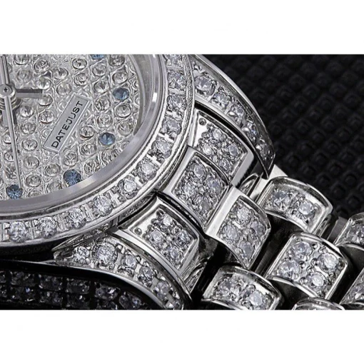 Swiss Rolex DateJust Diamond Dial Stainless Steel 622022