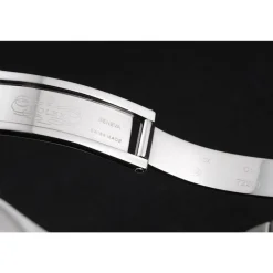 Swiss Rolex Day-Date Diamond Pave Dial And Bezel And Stainless Steel Bracelet