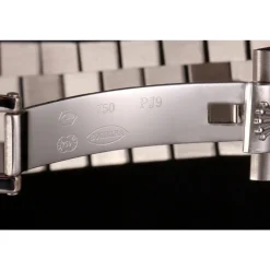 Swiss Rolex Day-Date Stainless Steel Bracelet Black Dial 80294