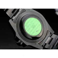 Swiss Rolex Explorer Black Ceramic Bezel Black Dial Watch 98239