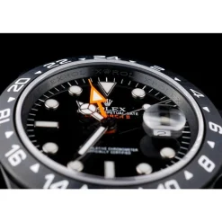 Swiss Rolex Explorer Black Ceramic Bezel Black Dial Watch 98239