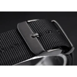 Swiss Rolex GMT Master II Pro-Hunter Black Fabric Strap Black Dial