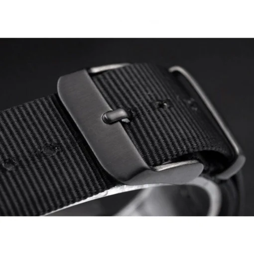 Swiss Rolex GMT Master II Pro-Hunter Black Fabric Strap Black Dial