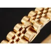 Swiss Rolex Lady-Datejust Champagne Dial Diamond Bezel Gold Jubilee Bracelet 1454096