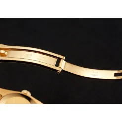 Swiss Rolex Lady-Datejust Champagne Dial Diamond Bezel Gold Jubilee Bracelet 1454096